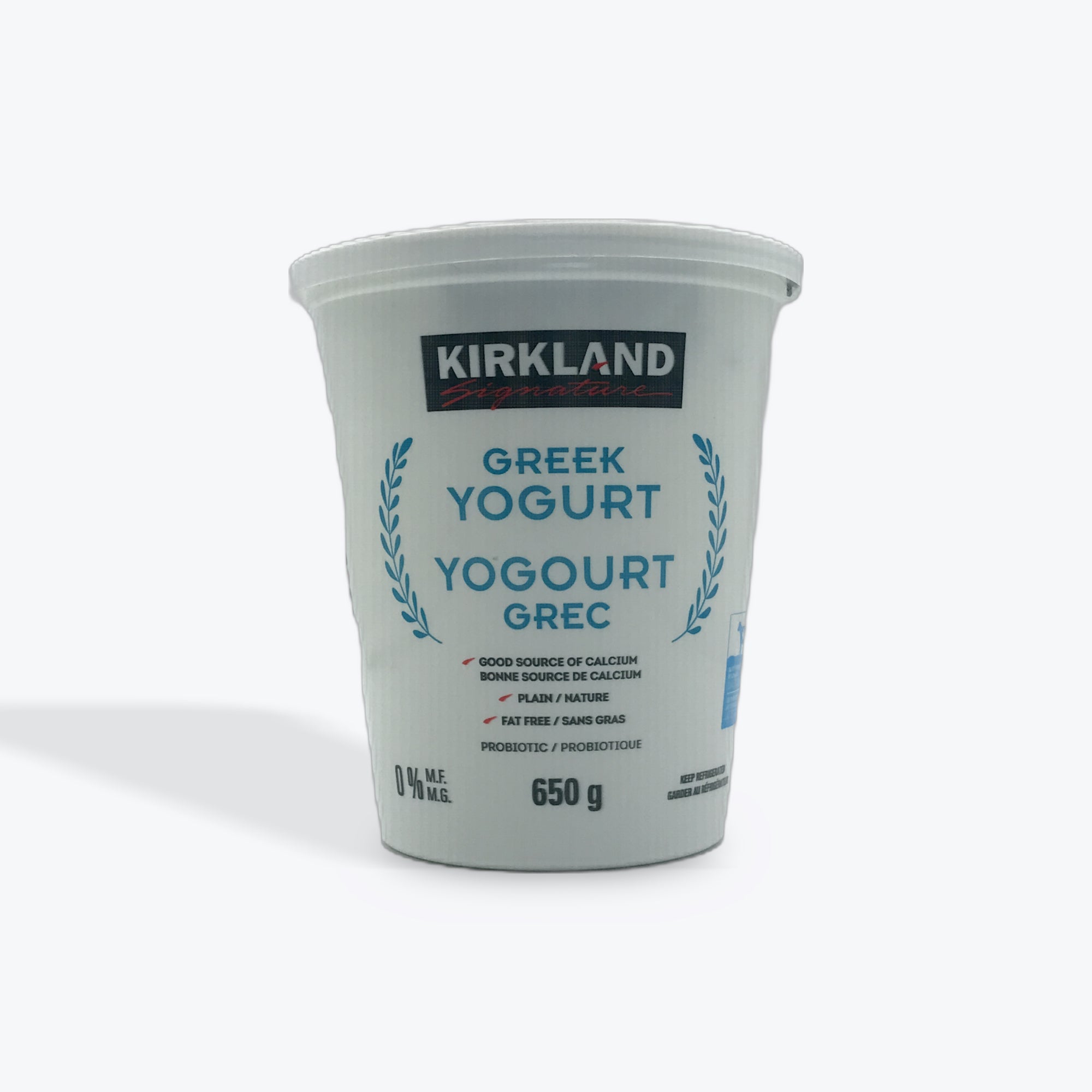 Kirkland greek store yogurt